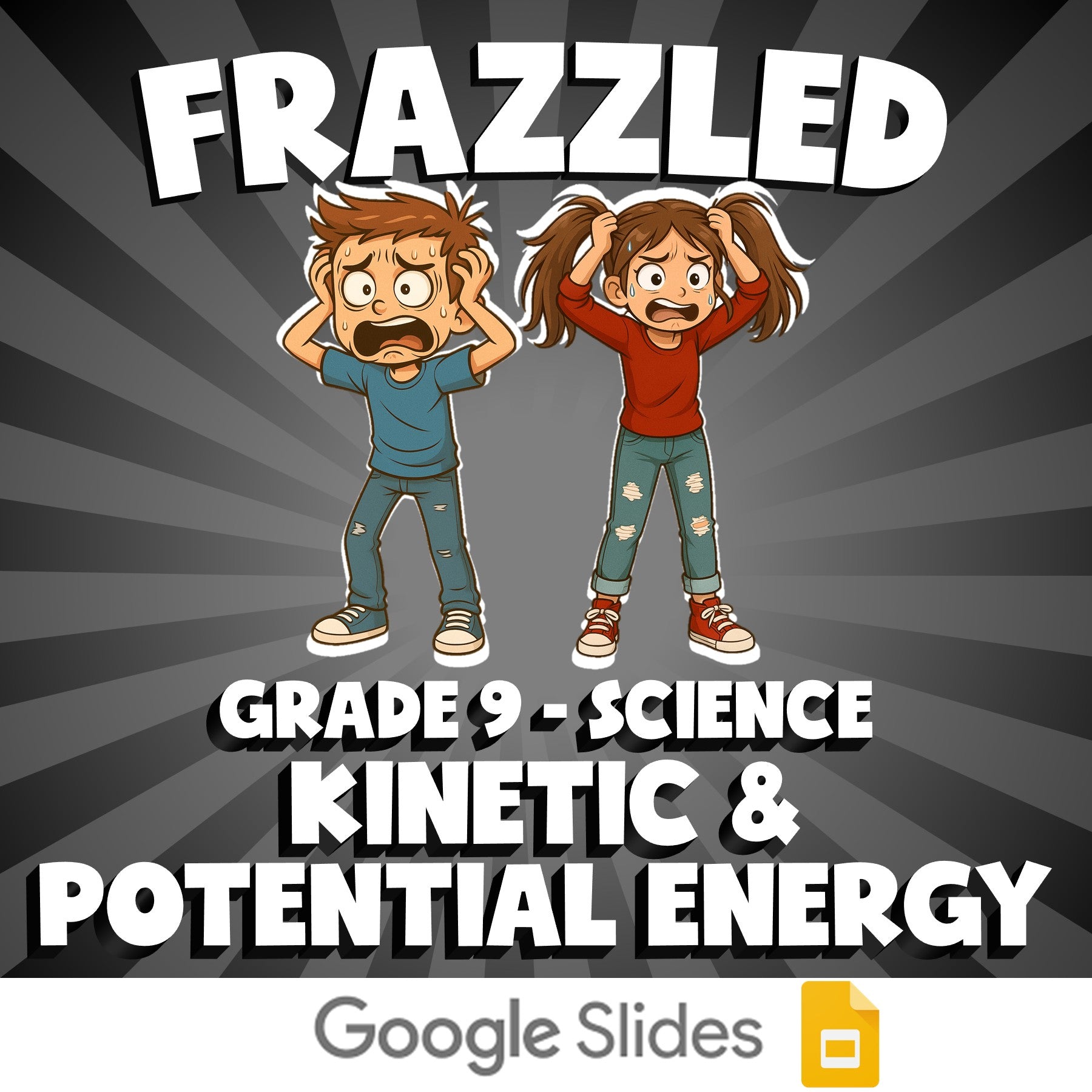 Kinetic & Potential Energy FRAZZLED Science Game - No Prep Grade 9 Review