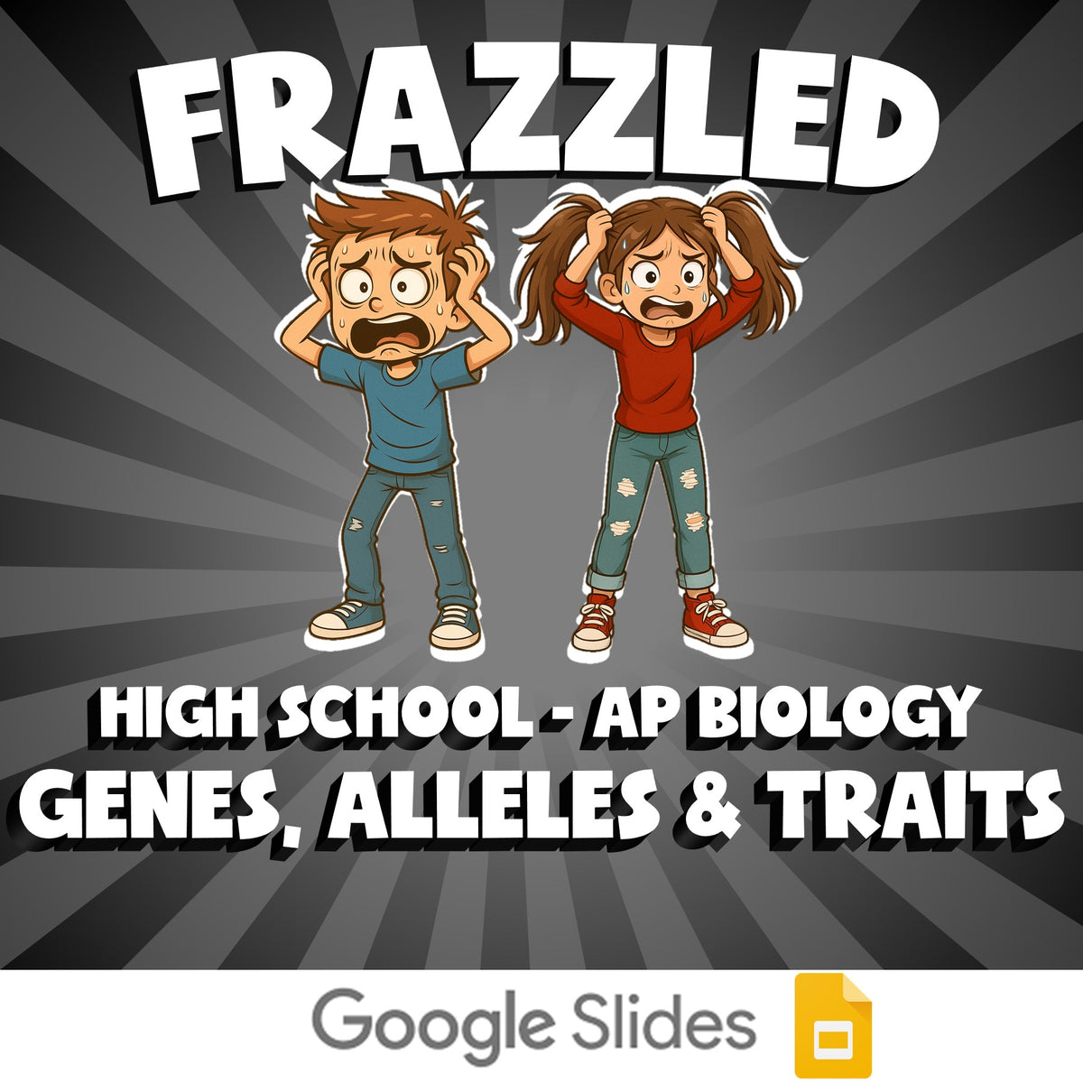 Genes, Alleles & Traits FRAZZLED Science Game - No Prep AP Biology Review