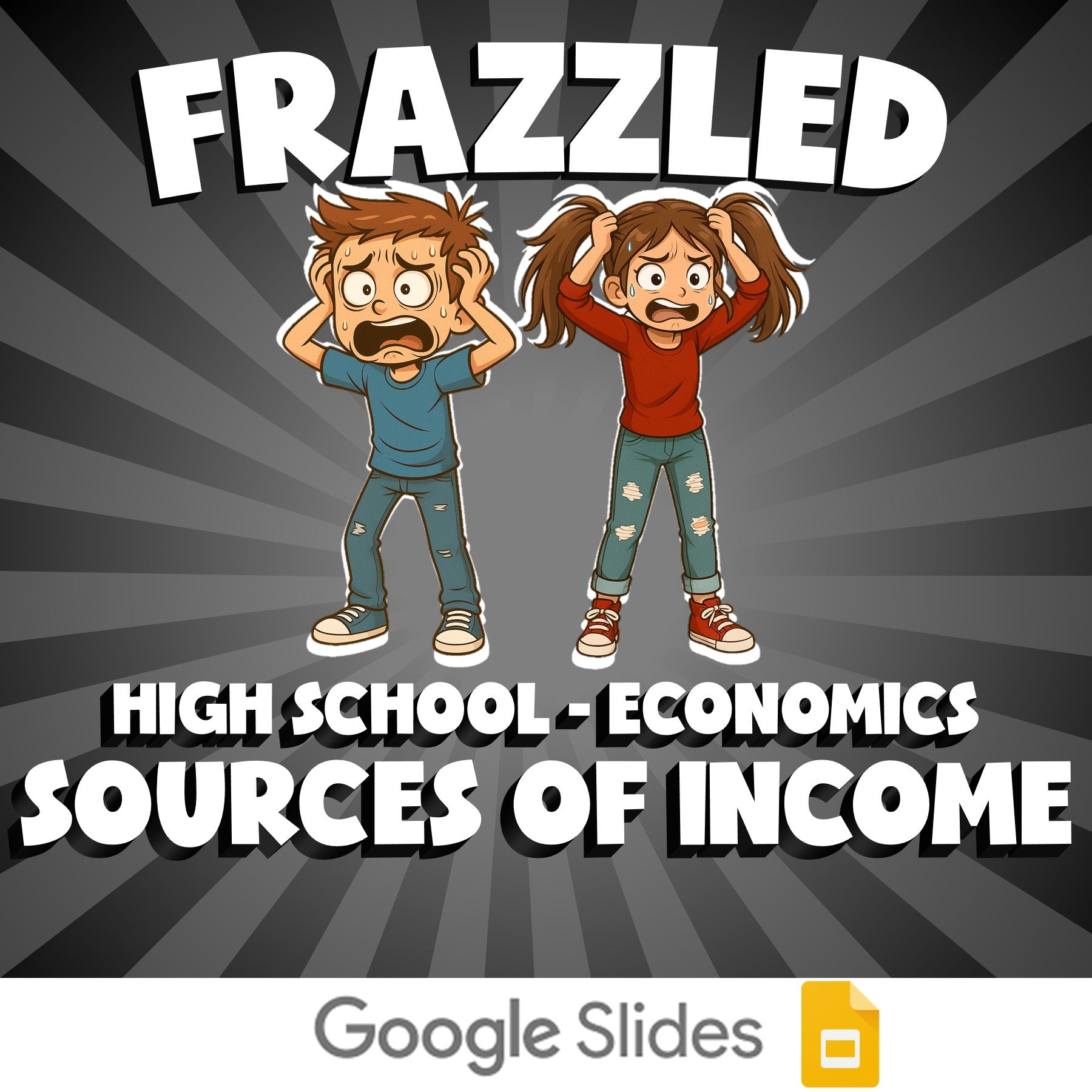 Sources of Income FRAZZLED Economics Game - No Prep Review Activity