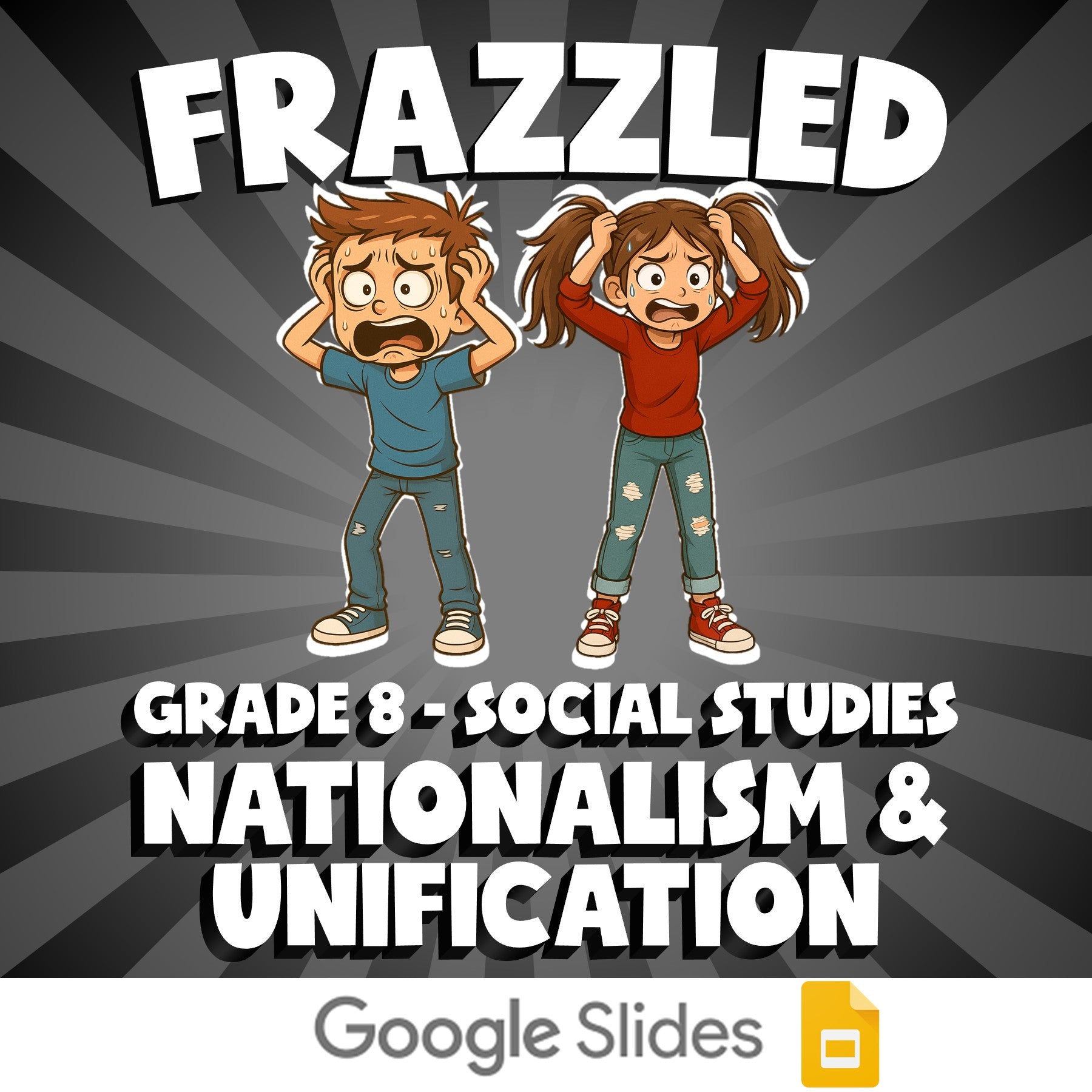 Nationalism & Unification FRAZZLED Socials Game - No Prep Grade 8 Review