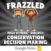 Conservation Decision Making FRAZZLED Science Game - No Prep Biology Review