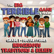 Indigenous Traditions & Beliefs BIG TERRIBLE GAME - Grade 3 Socials Review