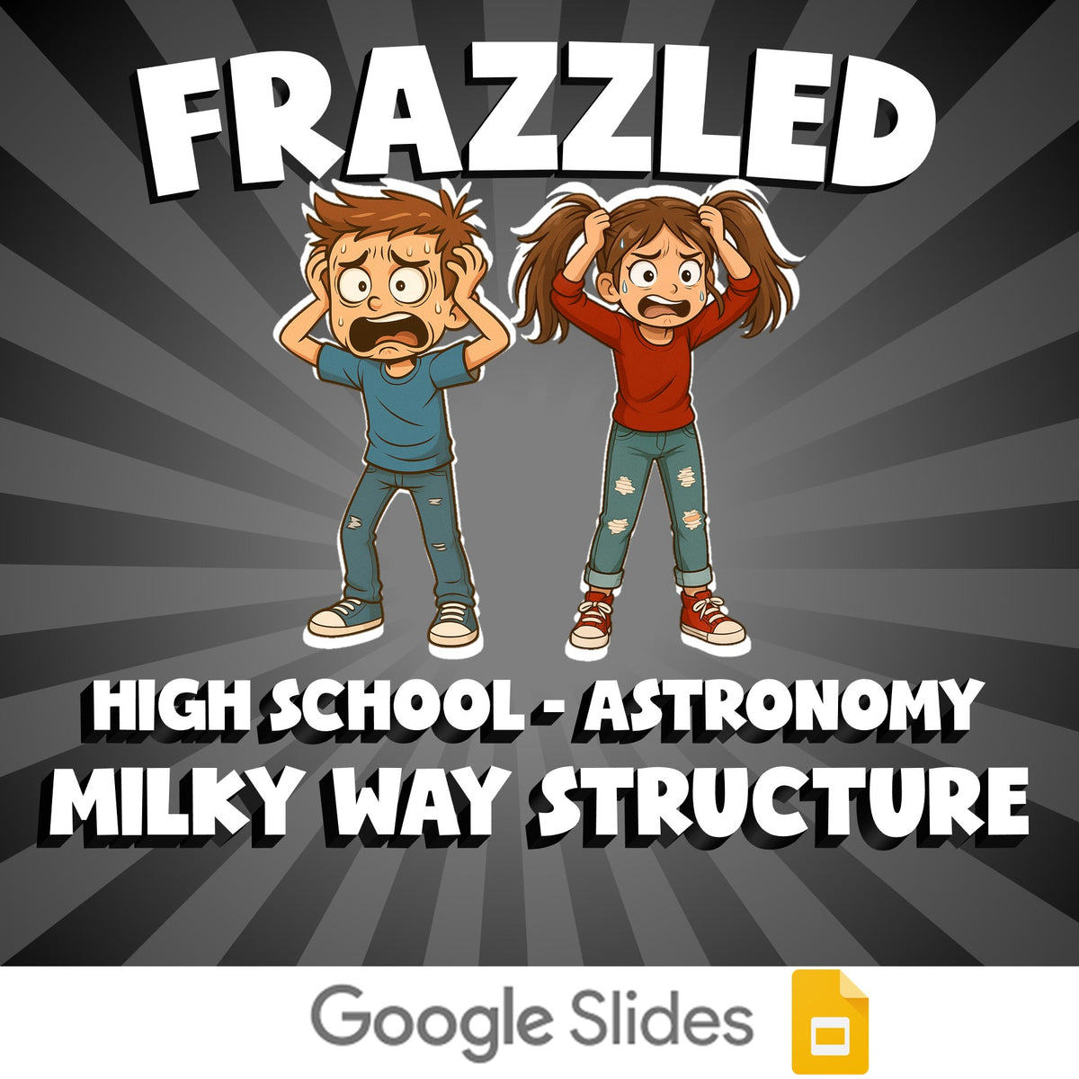 Milky Way Structure FRAZZLED Science Game - No Prep Astronomy Review Activity