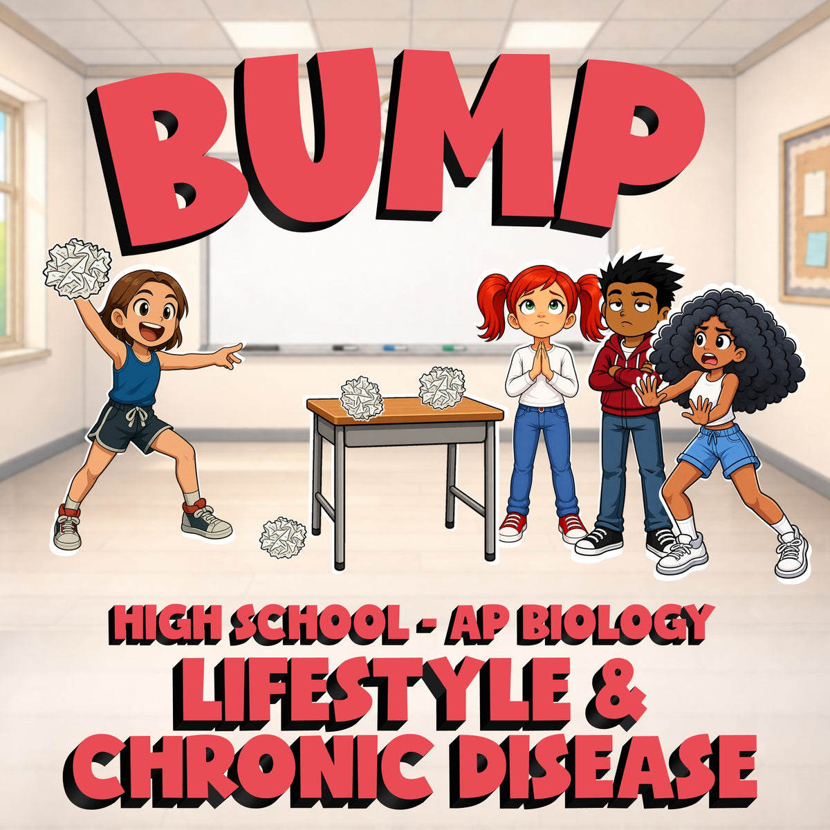Lifestyle & Chronic Disease BUMP Science Game - No Prep AP Biology Review