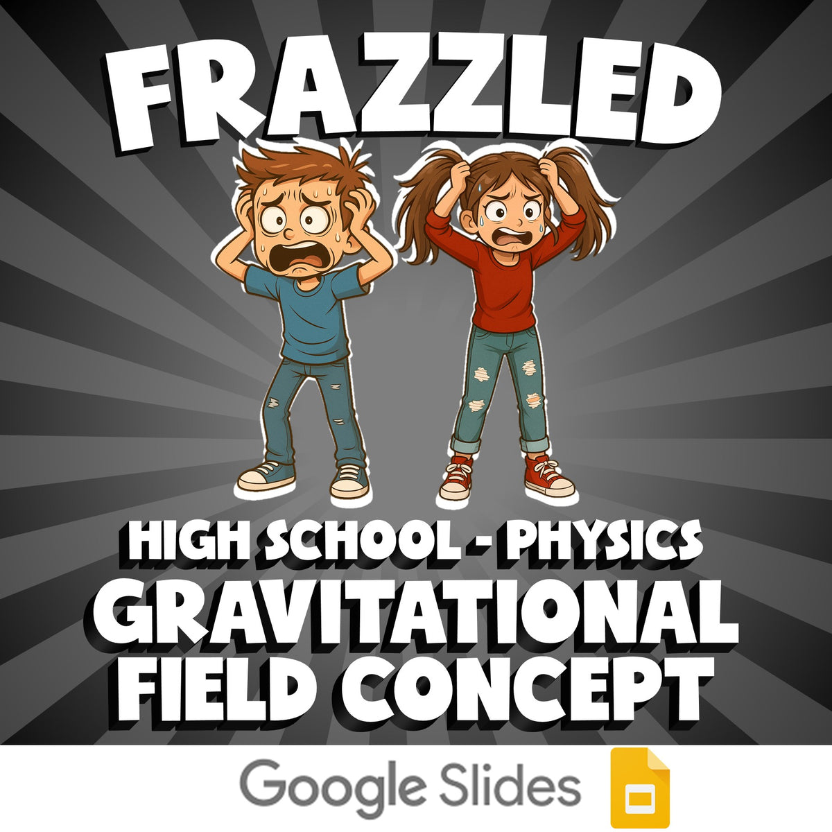 Gravitational Field Concept FRAZZLED Science Game - No Prep Physics Review