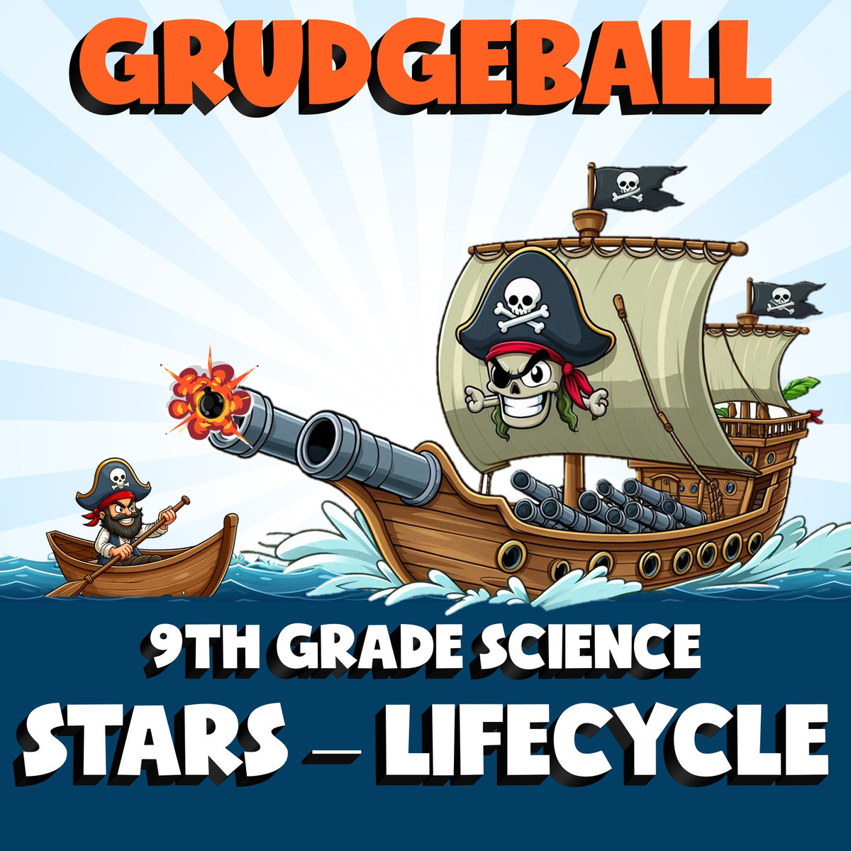 Stars – Lifecycle GRUDGEBALL Science Game - No Prep Grade 9 Review Activity