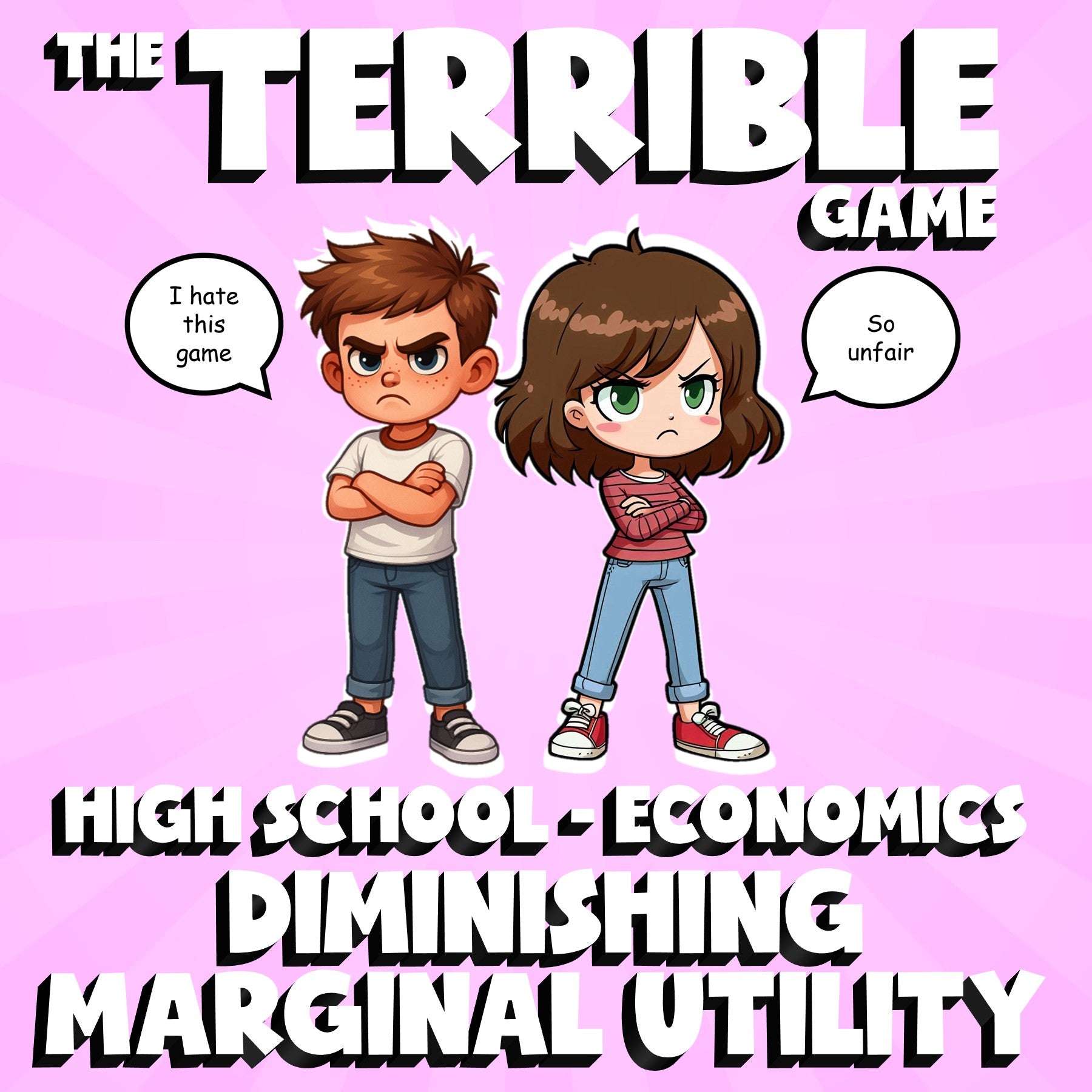 Diminishing Marginal Utility THE TERRIBLE GAME - No Prep Economics Review