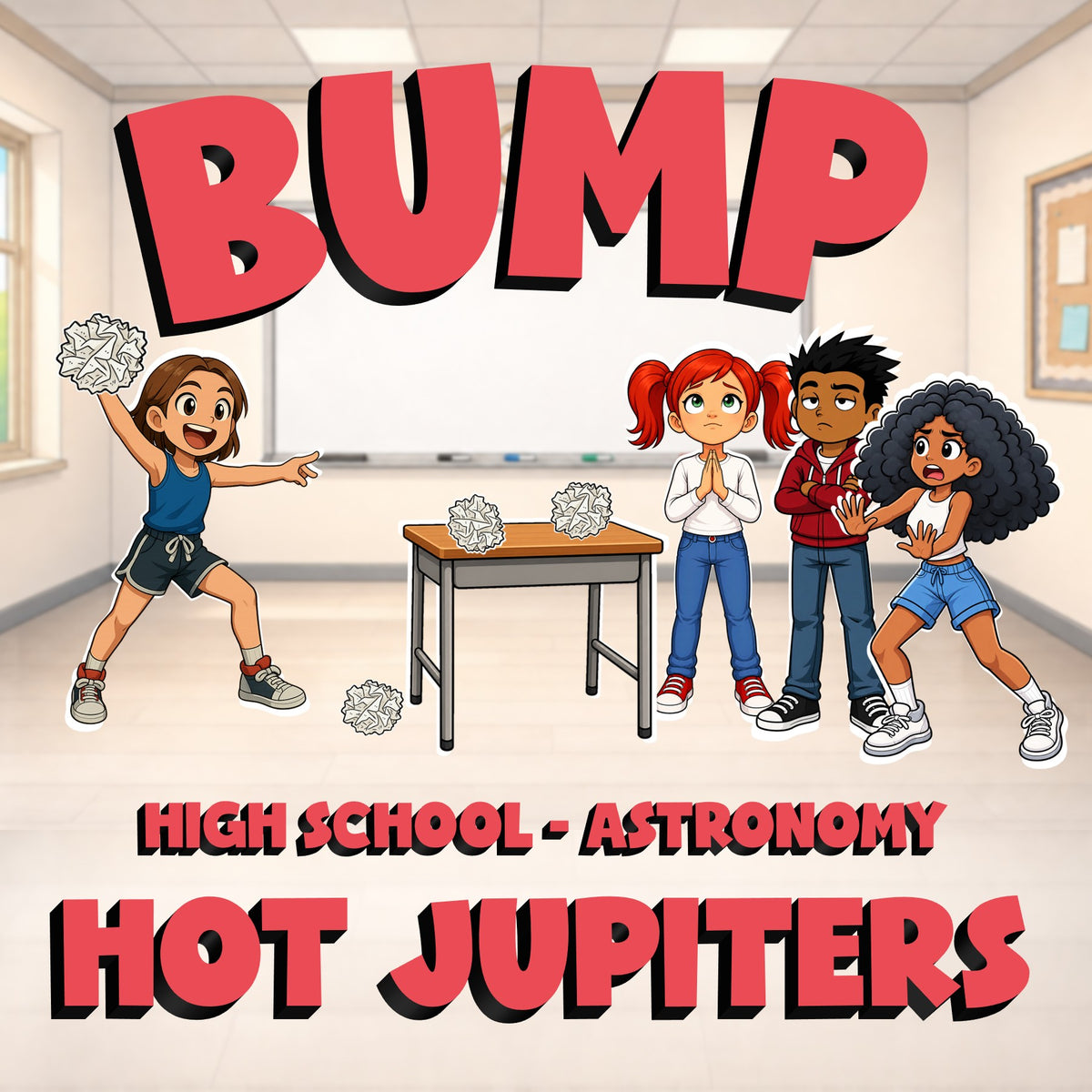 Hot Jupiters BUMP Science Game - No Prep Astronomy Review Activity