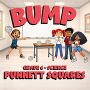 Punnett Squares BUMP Science Game - No Prep Grade 6 Review Activity