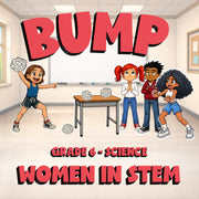 Women in STEM BUMP Science Game - No Prep Grade 6 Review Activity