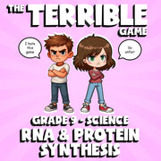 RNA & Protein Synthesis THE TERRIBLE GAME - No Prep Grade 9 Science Review