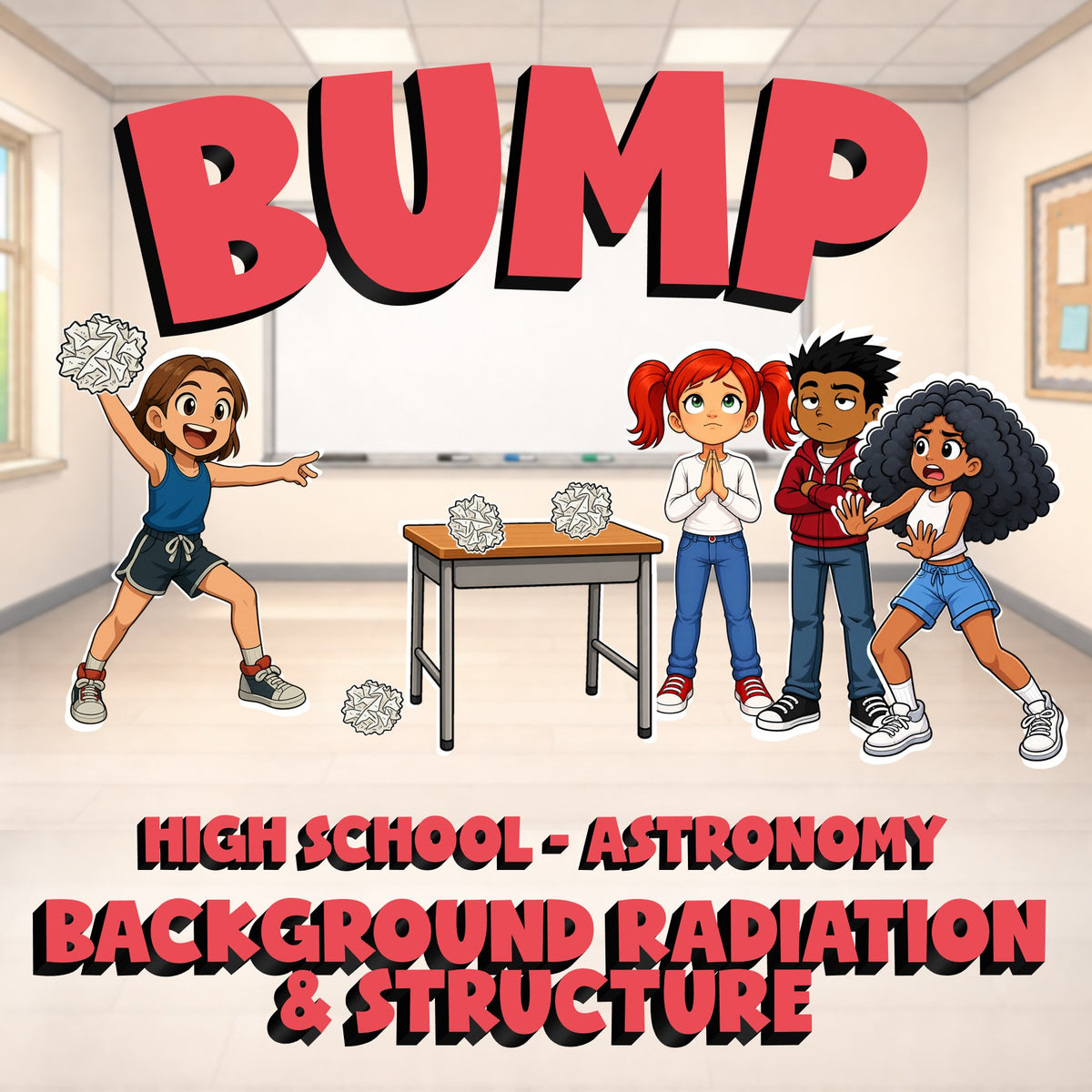 Background Radiation & Structure BUMP Science Game - No Prep Astronomy Review