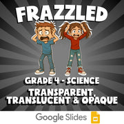 Transparent, Translucent & Opaque FRAZZLED Science Game - No Prep Grade 4 Review