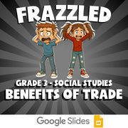 Benefits of Trade FRAZZLED Socials Game - No Prep Grade 3 Review Activity