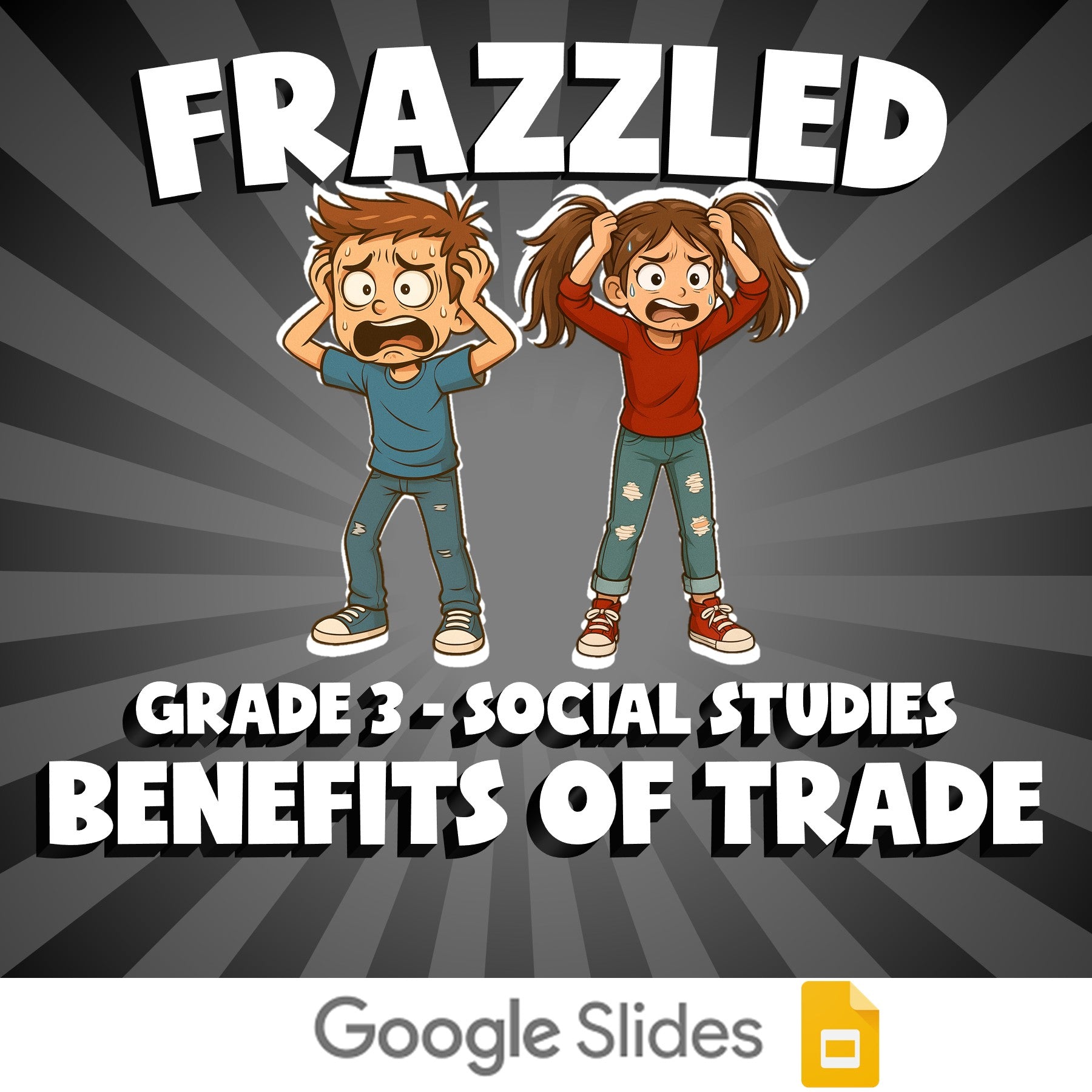 Benefits of Trade FRAZZLED Socials Game - No Prep Grade 3 Review Activity