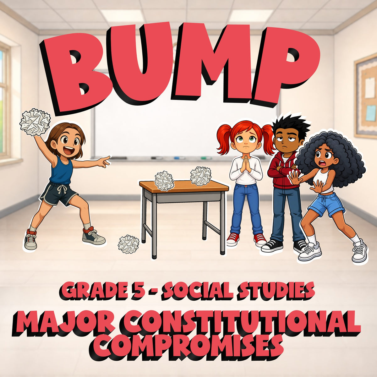 Major Constitutional Compromises BUMP Socials Game - No Prep Grade 5 Review