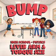 Lever Arm & Torque Size BUMP Science Game - No Prep Physics Review Activity