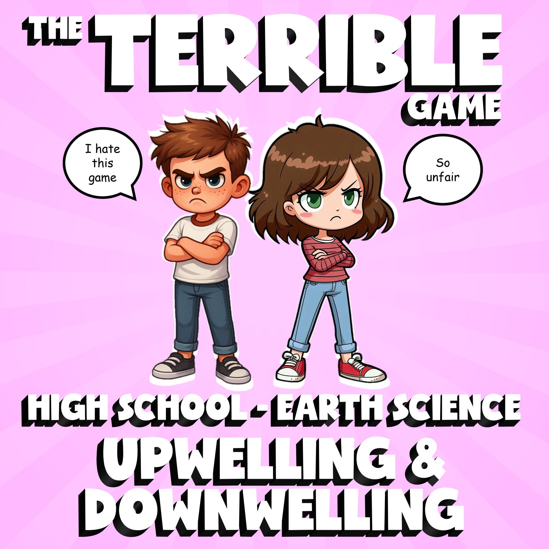 Upwelling & Downwelling THE TERRIBLE GAME - No Prep Earth Science Review
