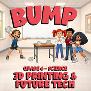 3D Printing & Future Tech BUMP Science Game - No Prep Grade 6 Review Activity