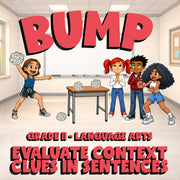 Evaluate Context Clues in Sentences BUMP ELA Game - No Prep Grade 11 Review