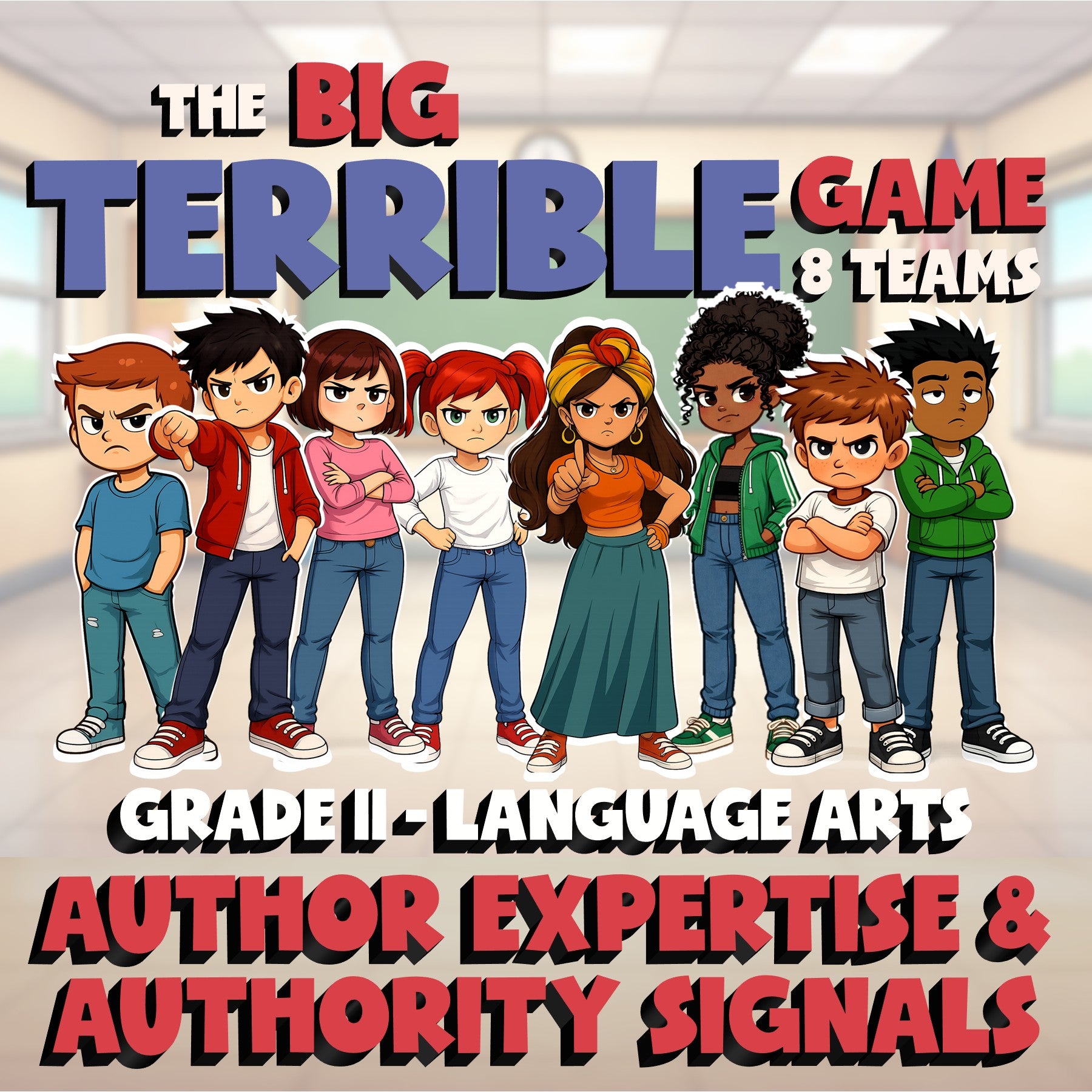 Author Expertise & Authority Signals BIG TERRIBLE GAME - Grade 11 ELA Review