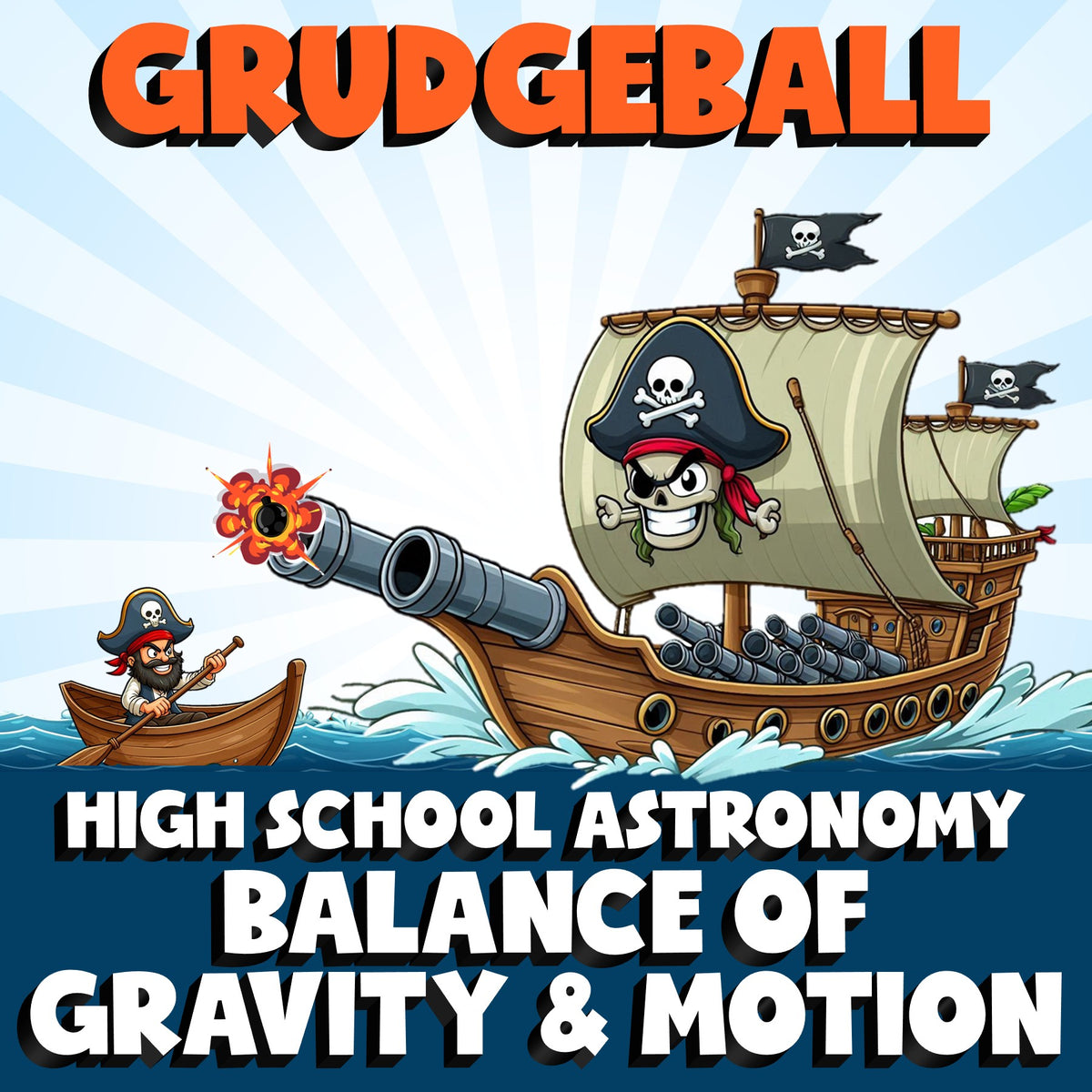 Balance of Gravity & Motion GRUDGEBALL Science Game - No Prep Astronomy Review