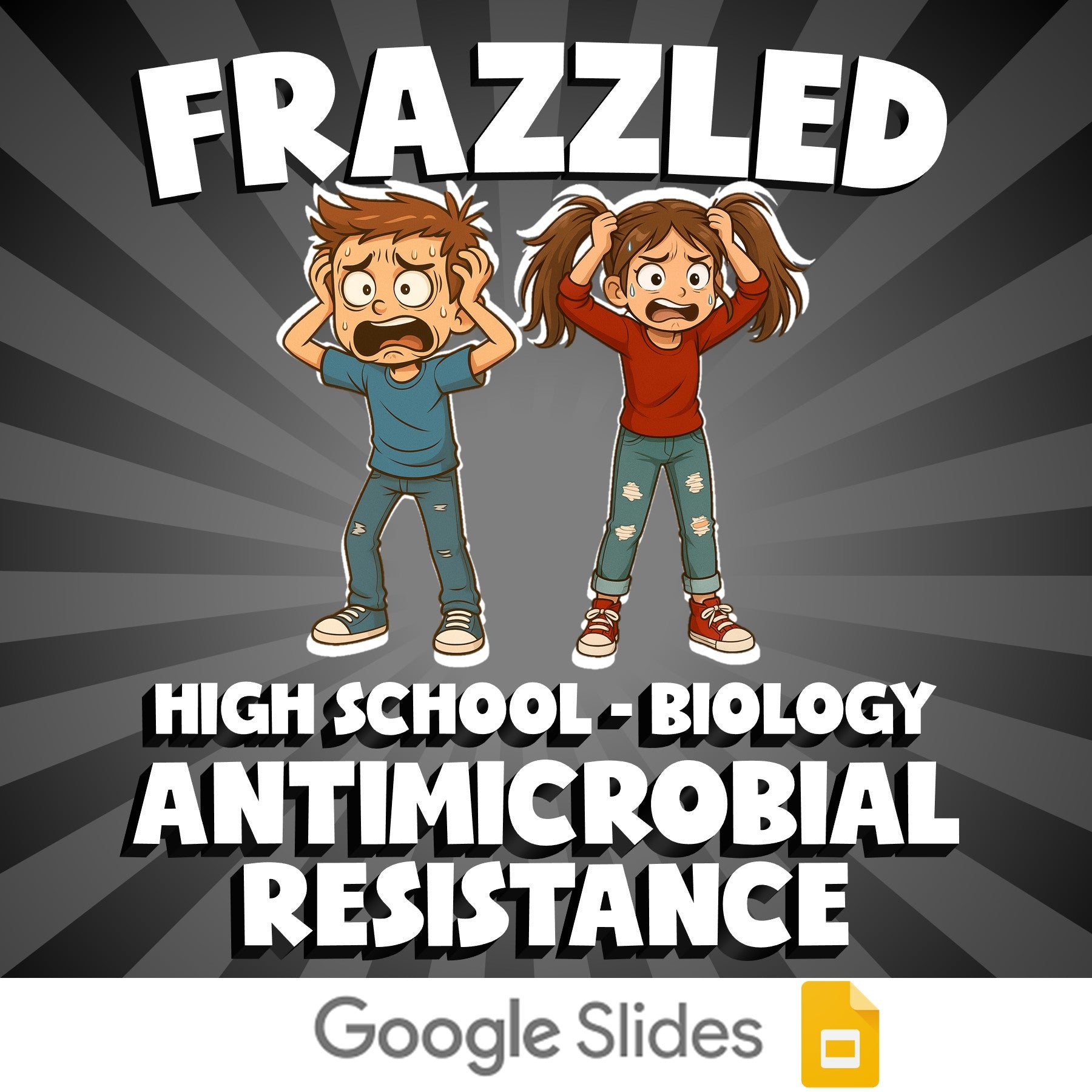 Antimicrobial Resistance FRAZZLED Science Game - No Prep Biology Review Activity