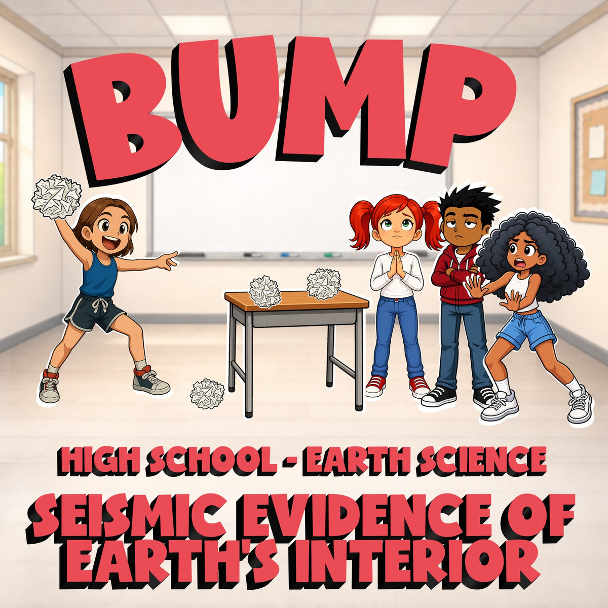 Seismic Evidence of Earth’s Interior BUMP Game - No Prep Earth Science Review