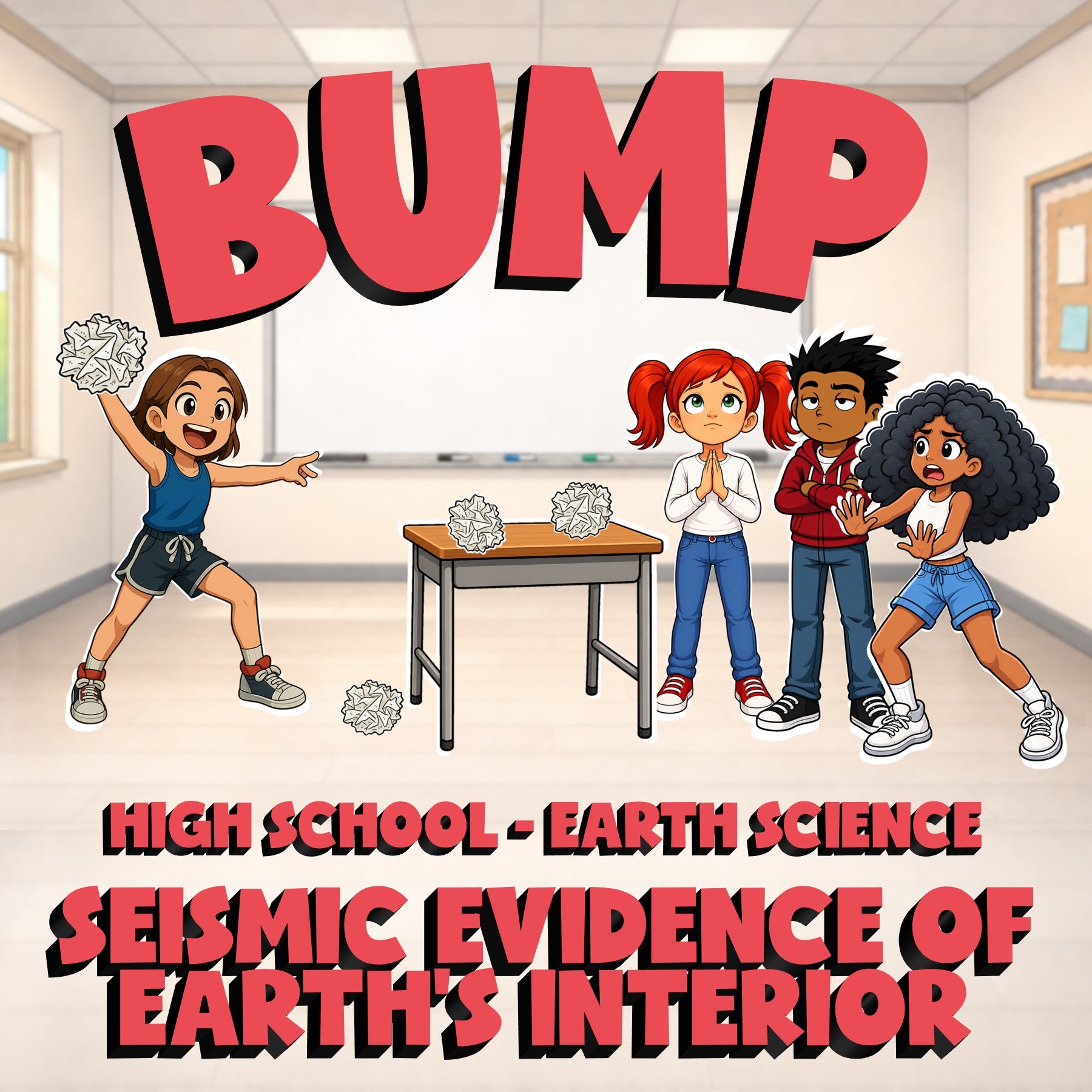 Seismic Evidence of Earth’s Interior BUMP Game - No Prep Earth Science Review