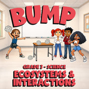 Ecosystems & Interactions BUMP Science Game - No Prep Grade 3 Review Activity