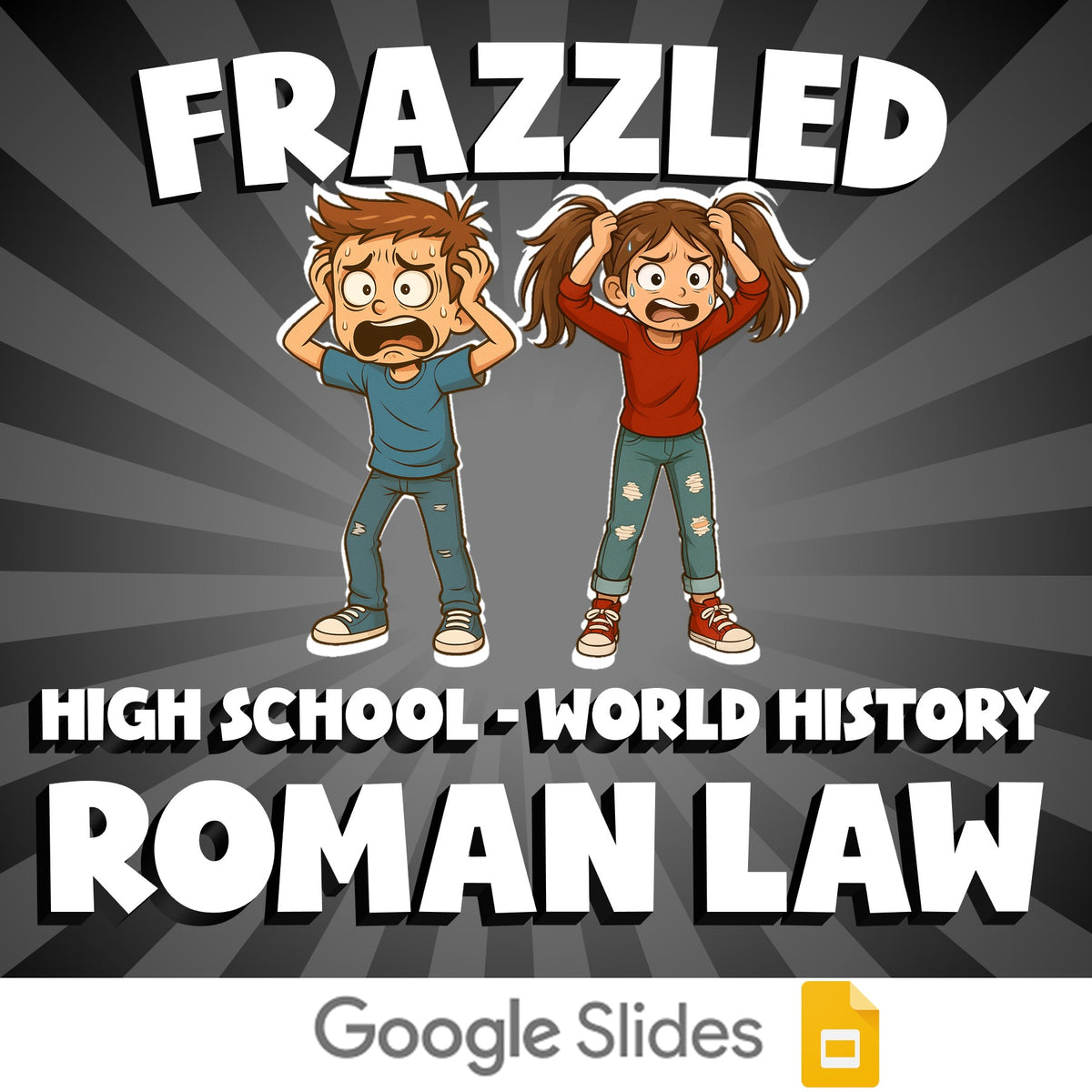 Roman Law FRAZZLED Game - No Prep World History Review Activity