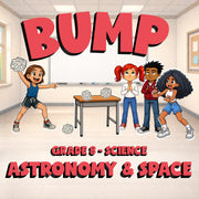 Astronomy & Space BUMP Science Game - No Prep Grade 8 Review Activity