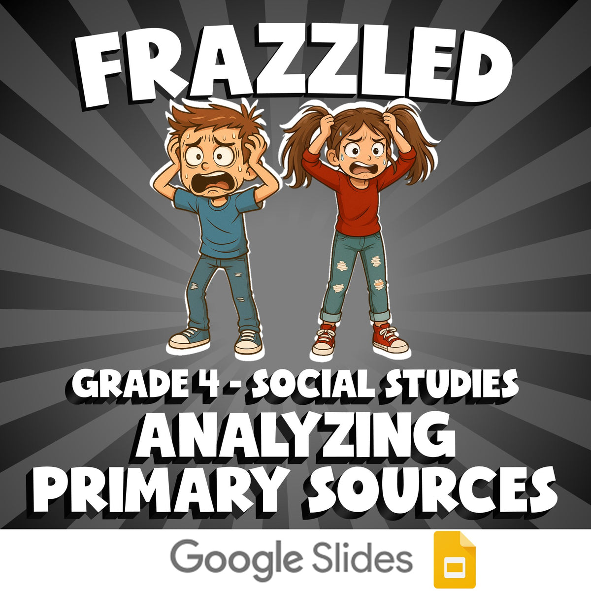 Analyzing Primary Sources FRAZZLED Socials Game - No Prep Grade 4 Review