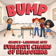 Evaluate Chains of Reasoning BUMP ELA Game - No Prep Grade 11 Review Activity