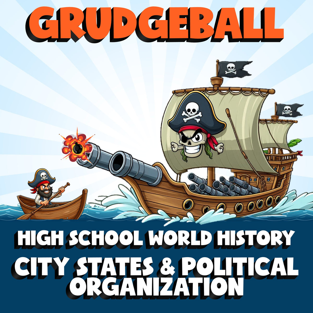 City States & Political Organization GRUDGEBALL Game - No Prep World History