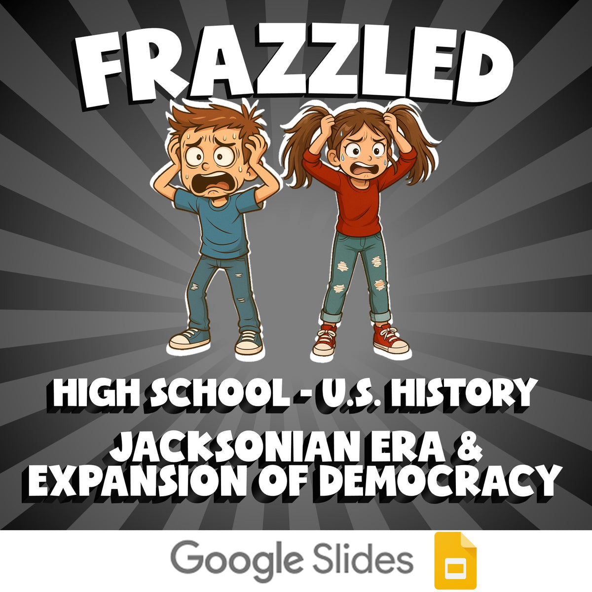 Jacksonian Era & Expansion of Democracy FRAZZLED U.S. History Game - No Prep
