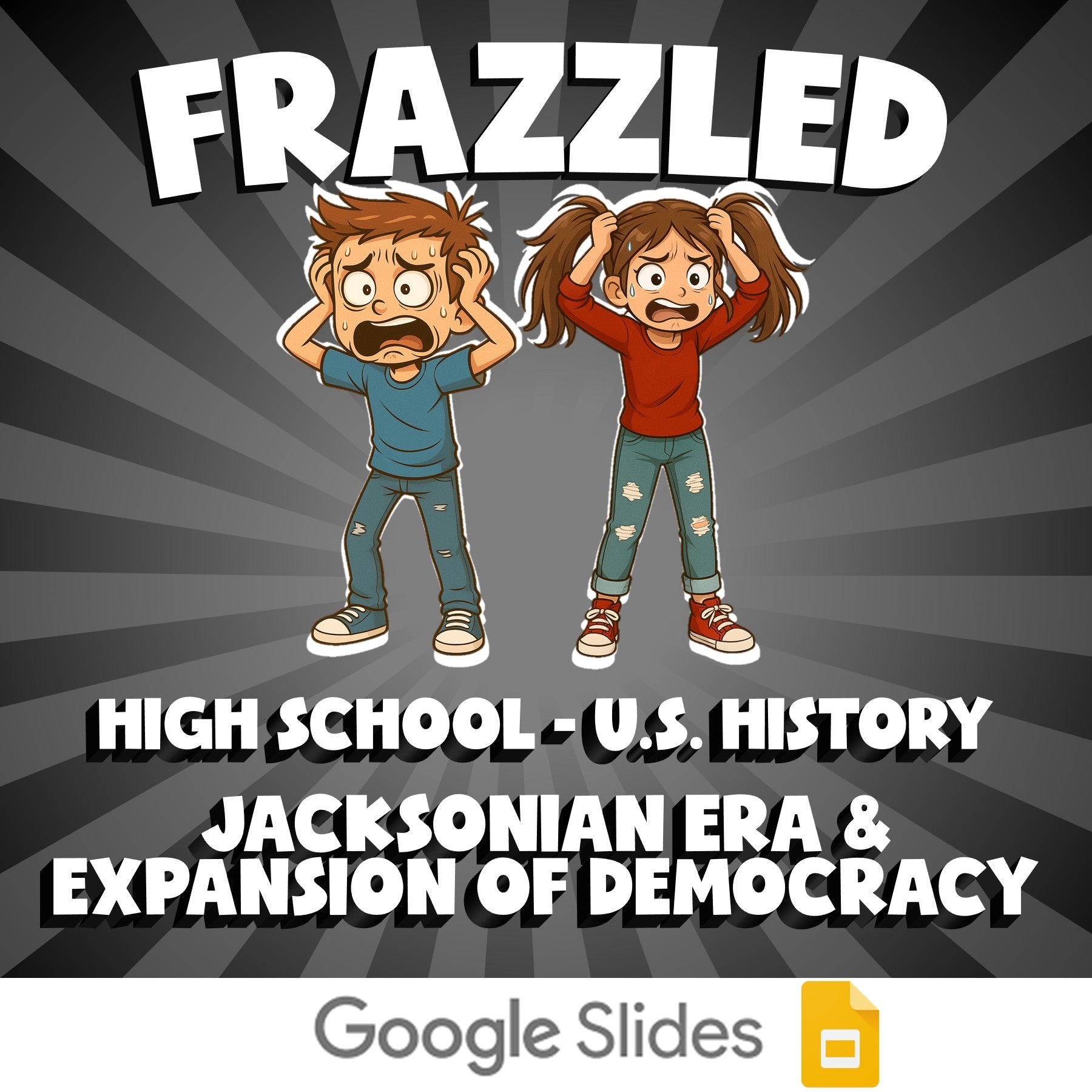 Jacksonian Era & Expansion of Democracy FRAZZLED U.S. History Game - No Prep