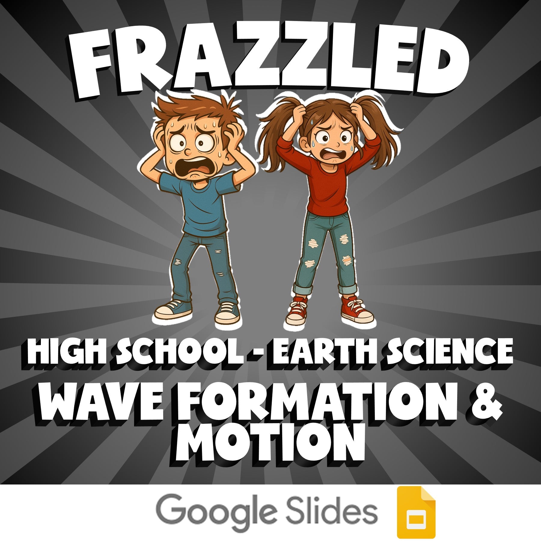 Wave Formation & Motion FRAZZLED Game - No Prep Earth Science Review Activity