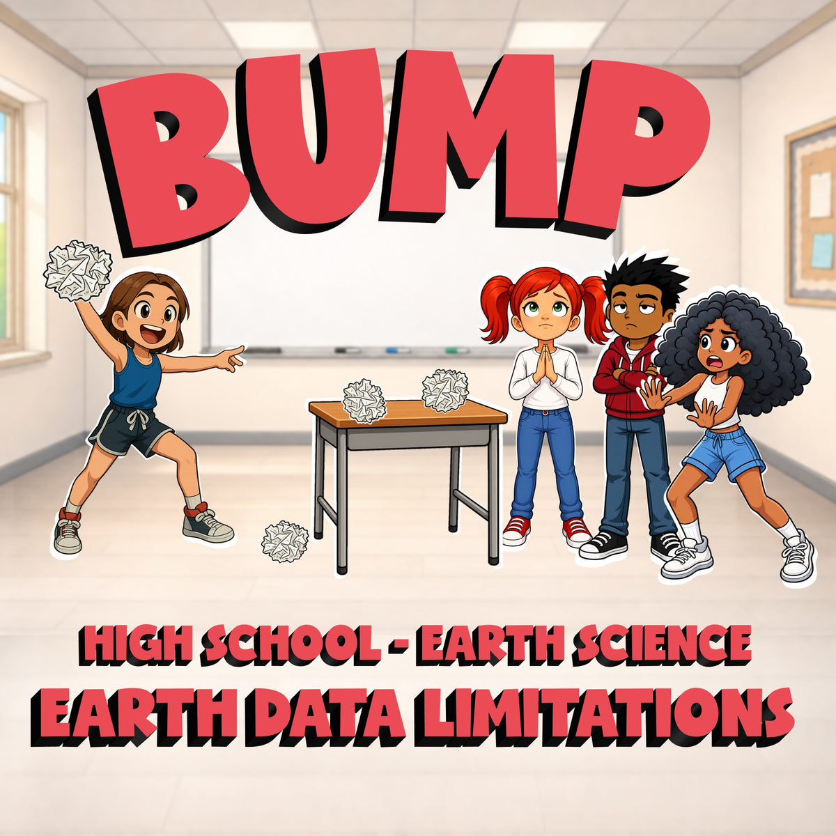 Earth Data Limitations BUMP Game - No Prep Earth Science Review Activity
