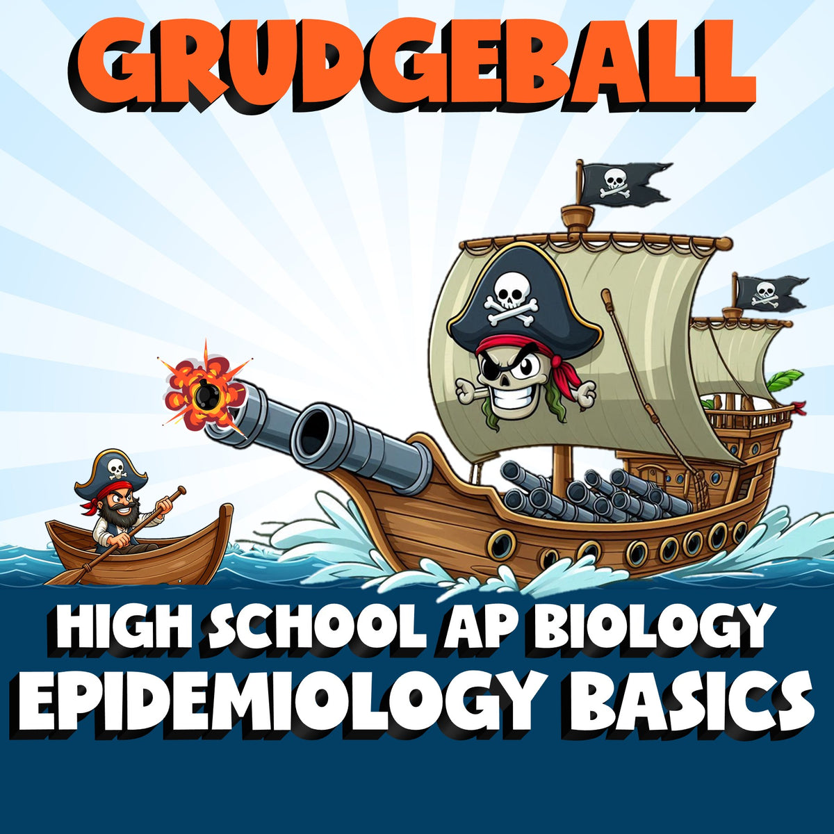 Epidemiology Basics GRUDGEBALL Science Game - No Prep AP Biology Review Activity