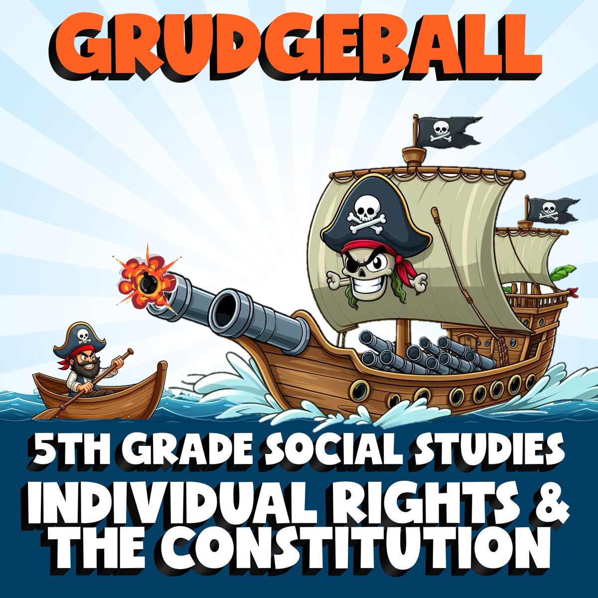 Individual Rights & the Constitution GRUDGEBALL Socials Game - No Prep Grade 5