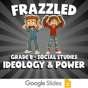 Ideology & Power FRAZZLED Socials Game - No Prep Grade 8 Review Activity