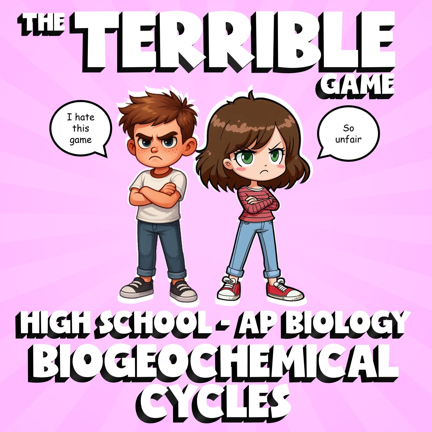 Biogeochemical Cycles THE TERRIBLE GAME - No Prep AP Biology Science Review