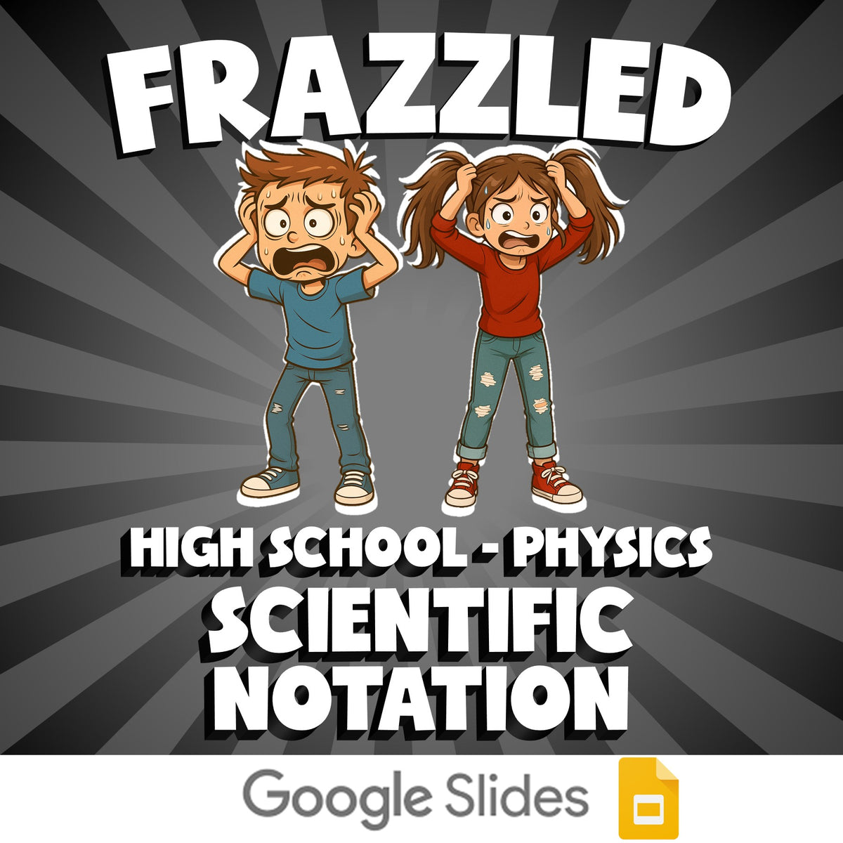 Scientific Notation FRAZZLED Science Game - No Prep Physics Review Activity