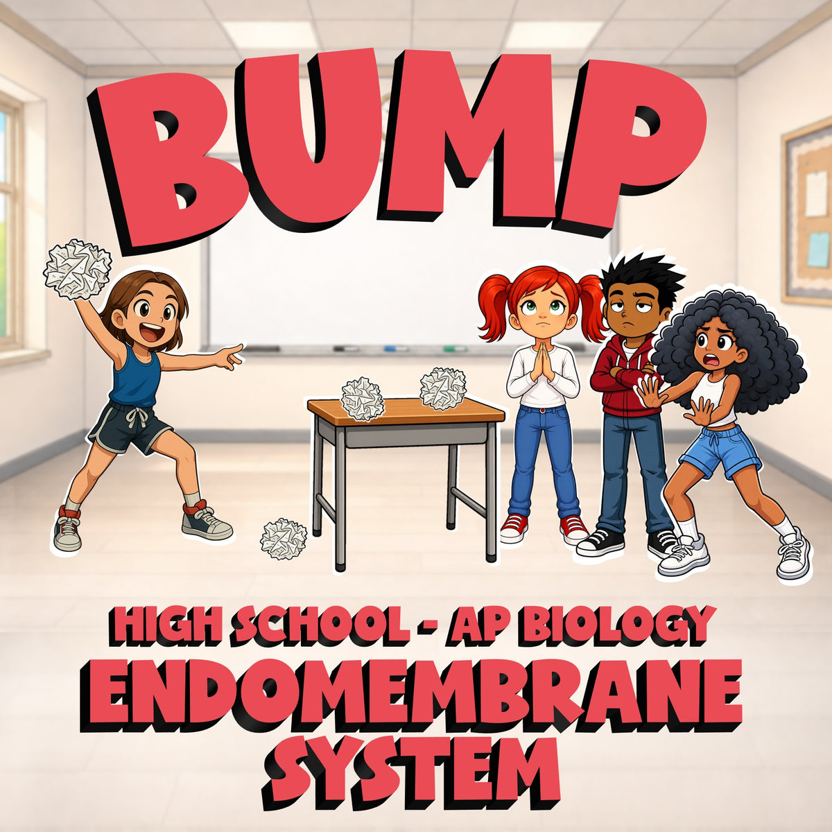 Endomembrane System BUMP Science Game - No Prep AP Biology Review Activity
