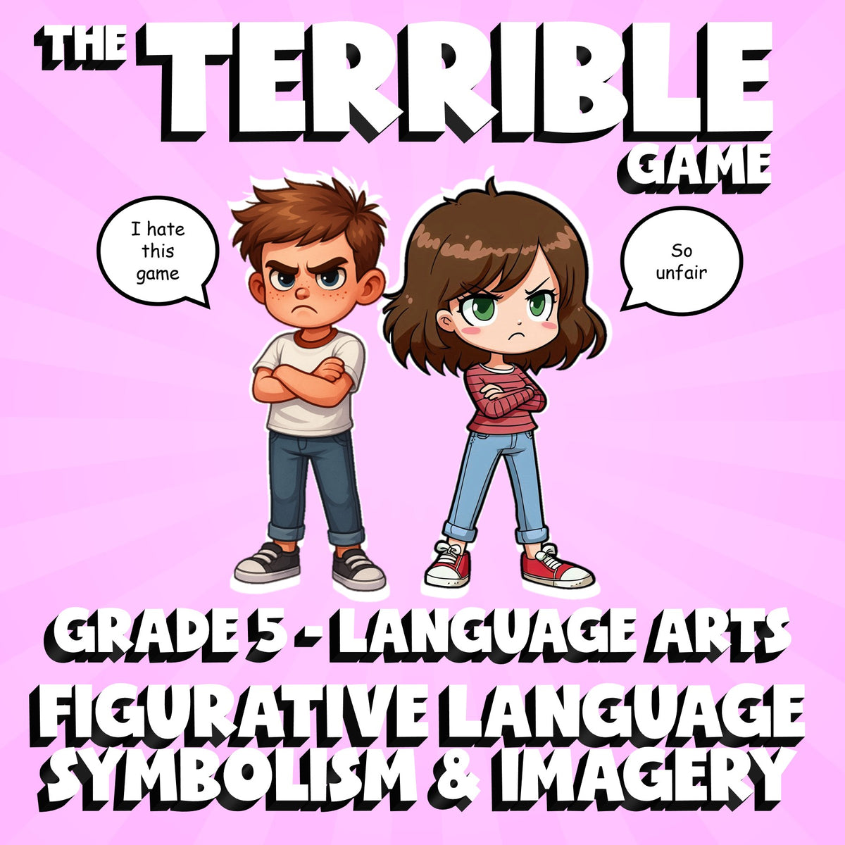 Figurative Language Symbolism & Imagery THE TERRIBLE GAME - Grade 5 ELA Review