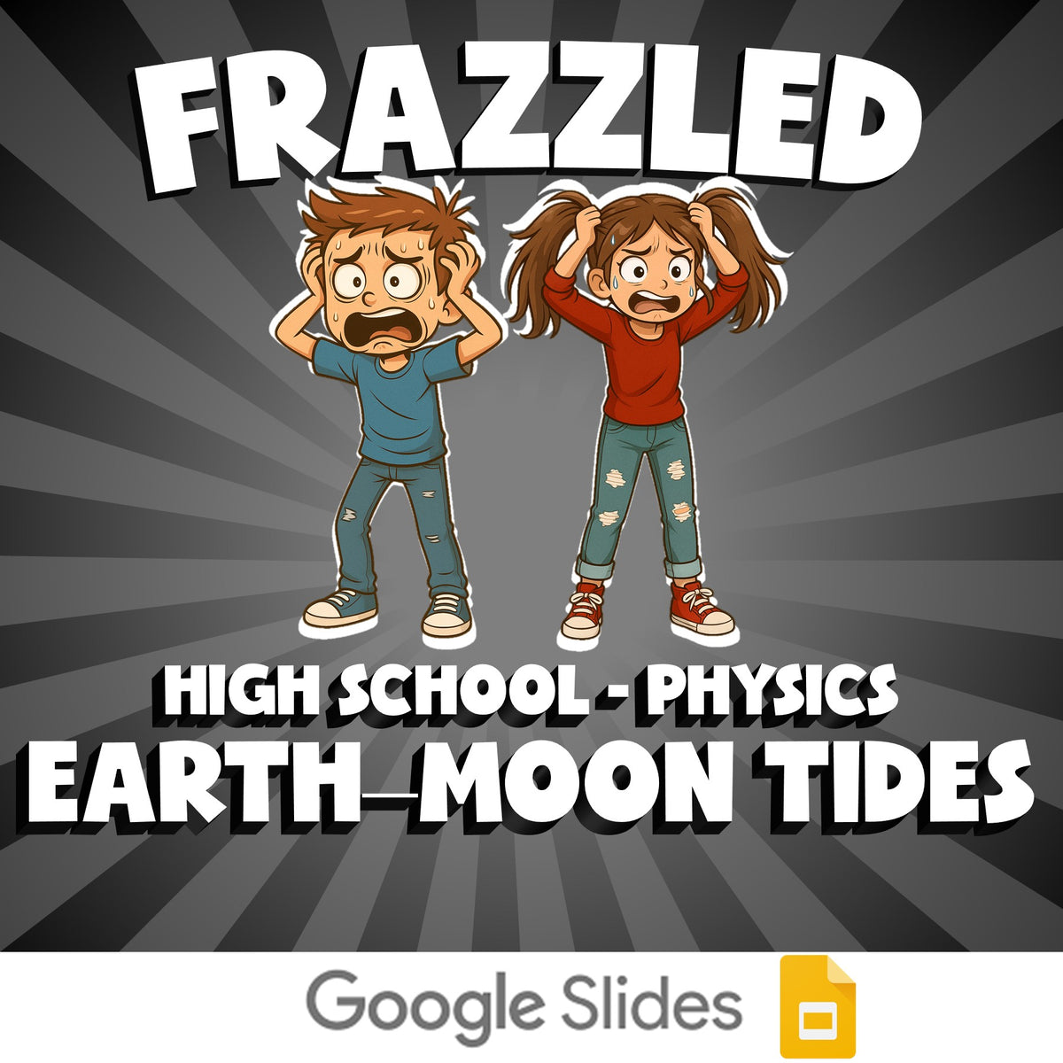 Earth–Moon Tides FRAZZLED Science Game - No Prep Physics Review Activity
