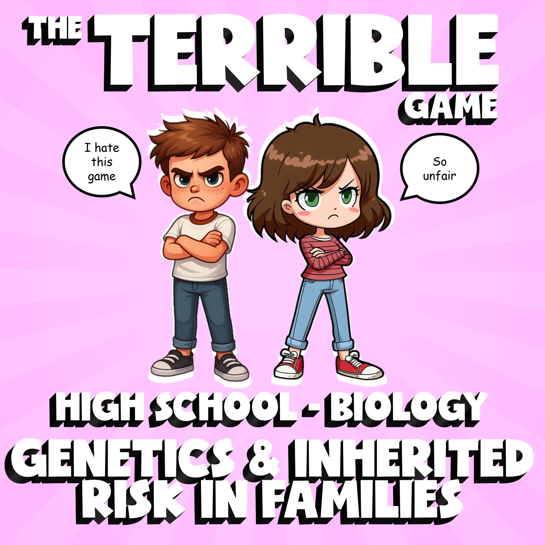 Genetics & Inherited Risk in Families THE TERRIBLE GAME - Biology Science Review