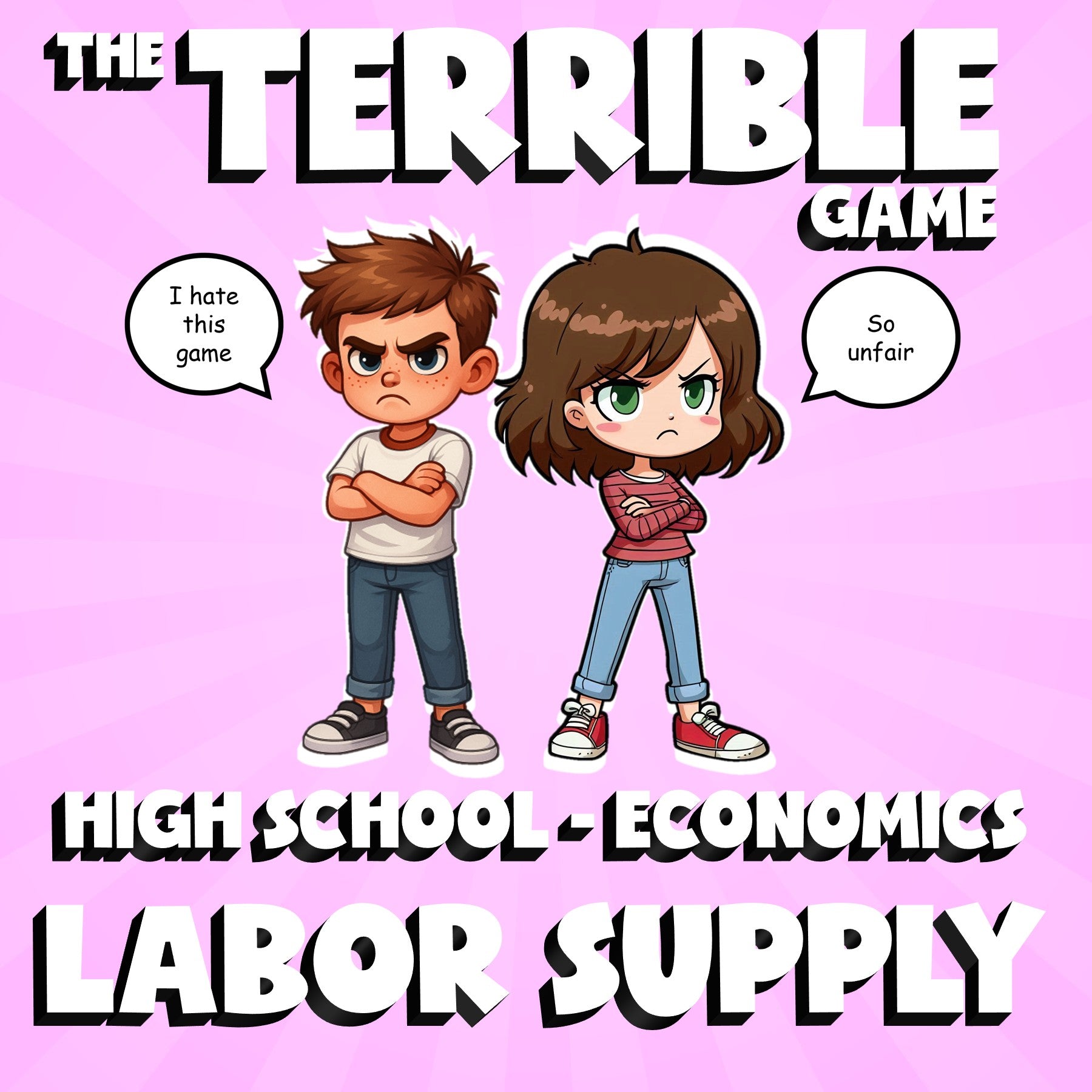 Labor Supply THE TERRIBLE GAME - No Prep Economics Review Activity