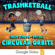 Circular Orbits TRASHKETBALL Science Game - No Prep Physics Review Activity